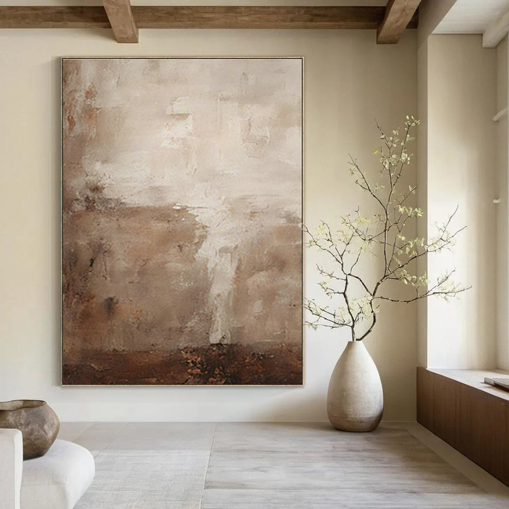 Immense Tailored Hand Painted Abstract Canvas for Office & Dining Room DLZ2170