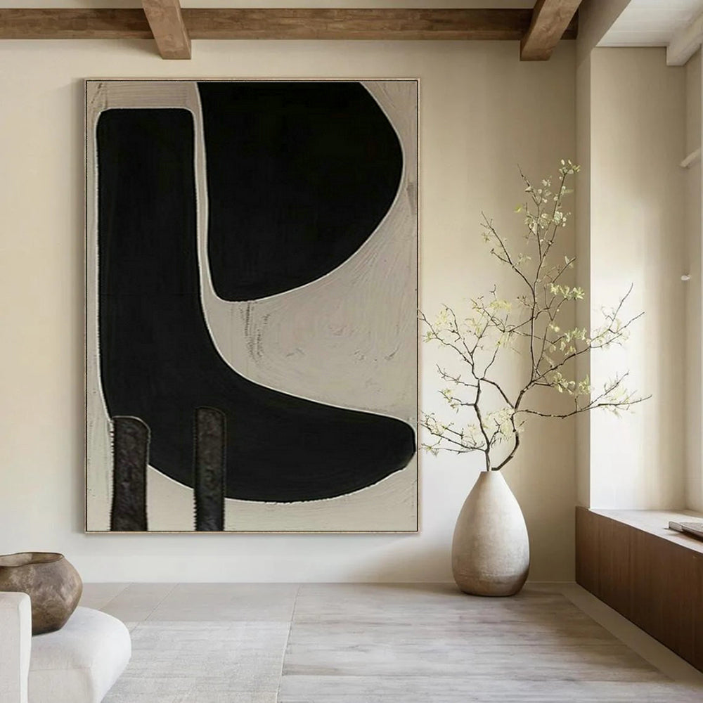 Extra-large Custom Handmade Abstract Painting for Bedroom Wardrobe Interior Door and Dining Room Side Table Wall DLZ1975