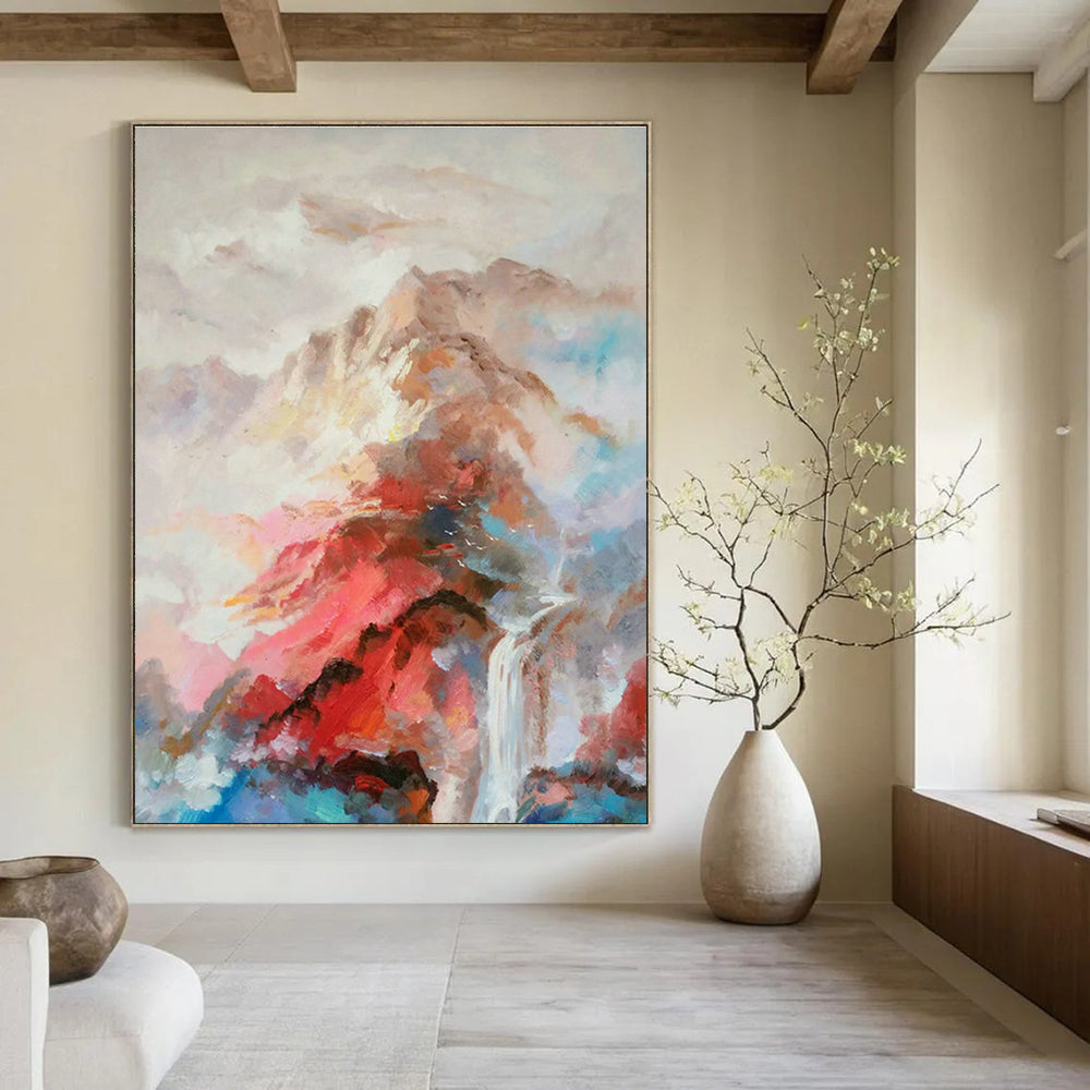Hand - Painted Large Abstract Decor for Office & Hallway DLZ1355