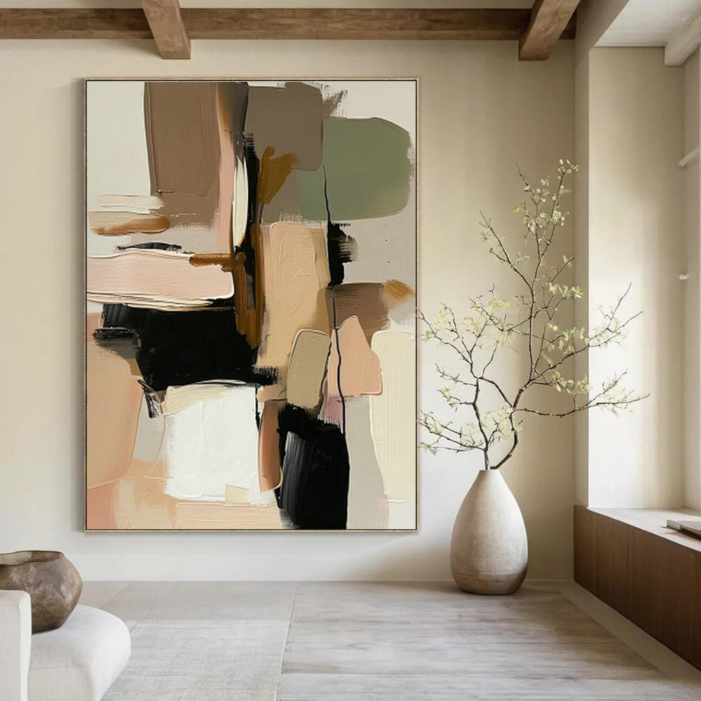 Vastly Oversized Custom Abstract Painting for Office & Bedroom DLZ1247