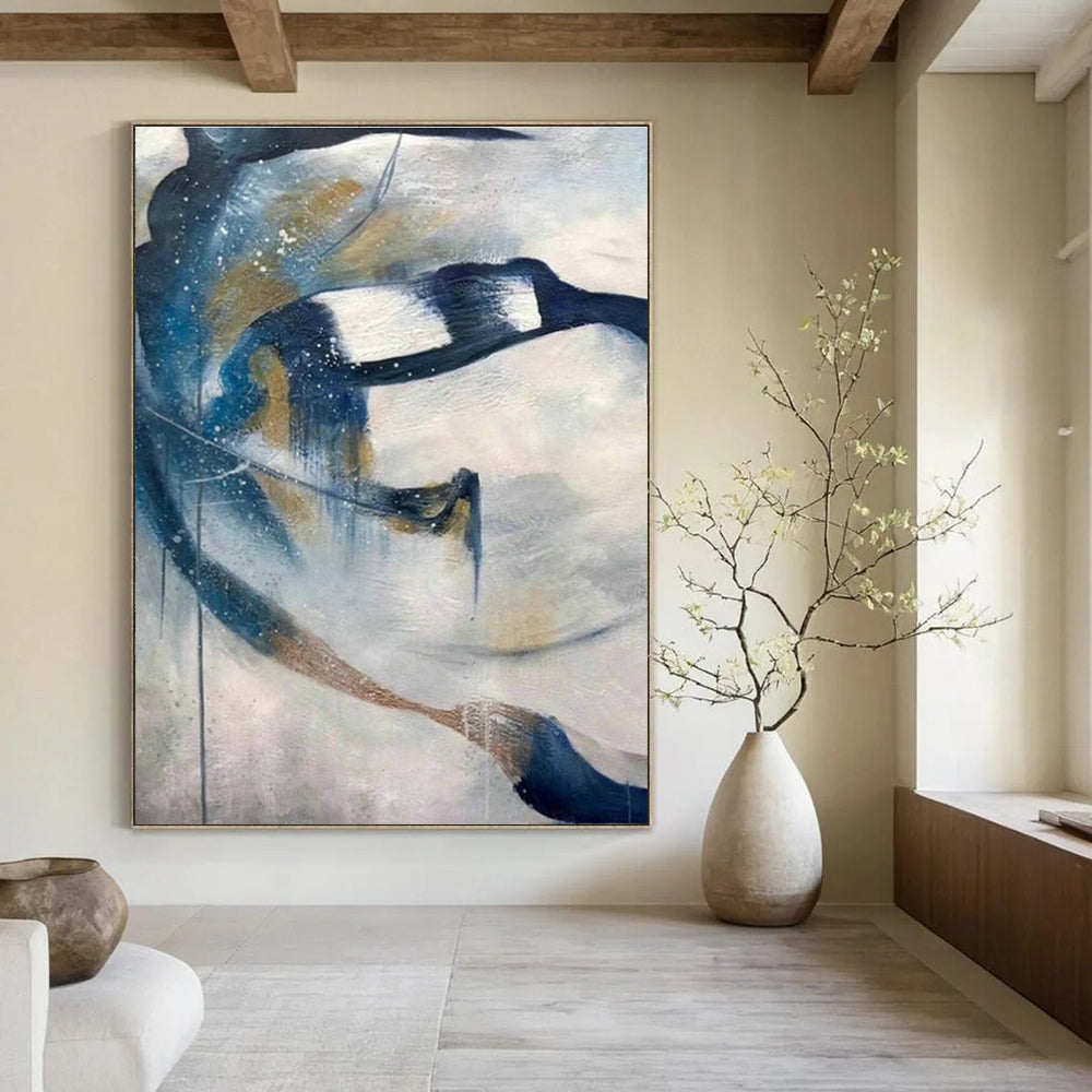 Mega - Giant, Interactive - Soundscape Custom Abstract Canvases for Bedroom Relaxation DLZ0490