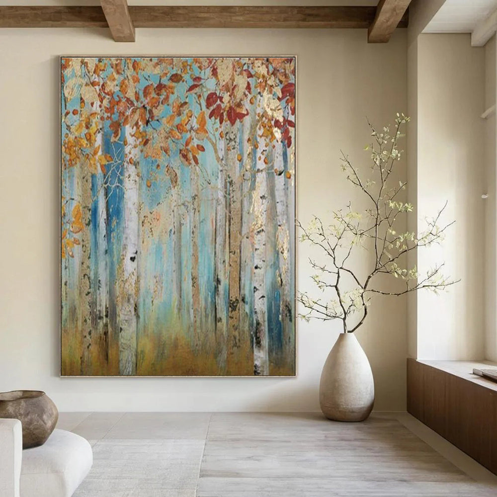 Colossal Custom - Graduated Hand Painted Abstract Art for Dining Room & Entryway DLZ2137