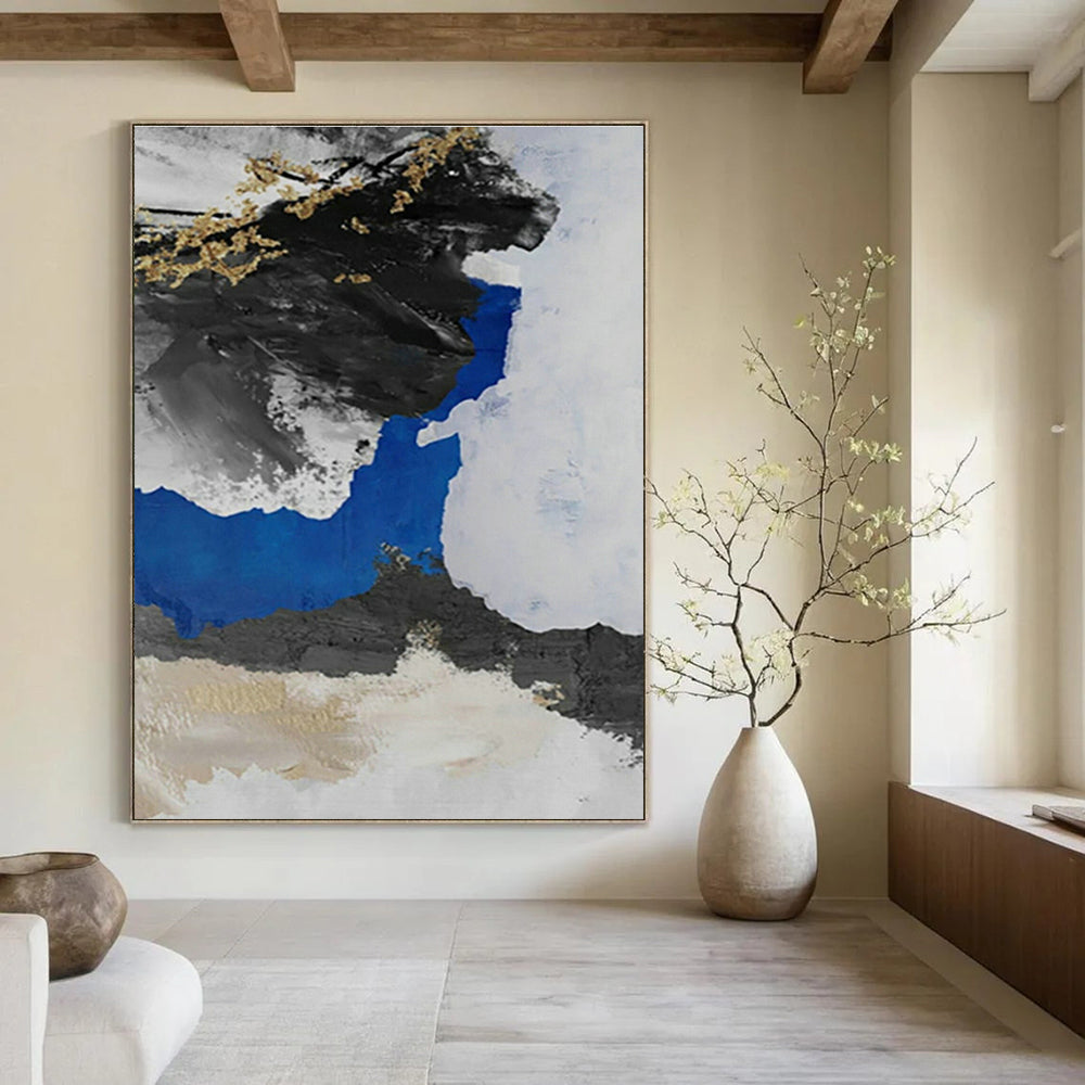 Vastly Oversized Bespoke Abstract Canvas for Office & Cottage Entryway DLZ1238
