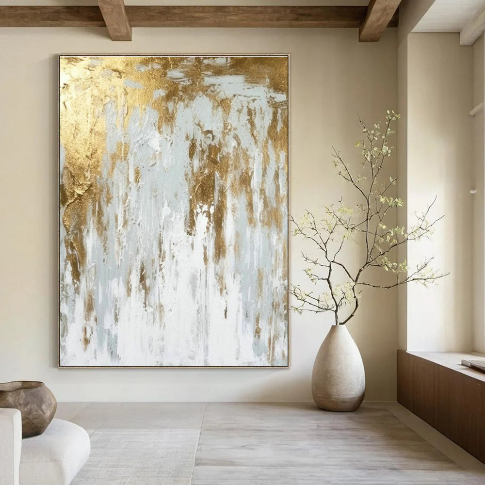 Extra-large Custom Handmade Abstract Painting for Bedroom Wardrobe Interior Wall and Dining Room China Cabinet Wall DLZ1934