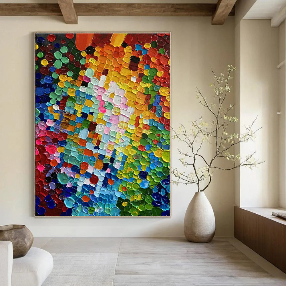 Hand-Painted Abstract Art for Entryway & Hallway DLZ2292