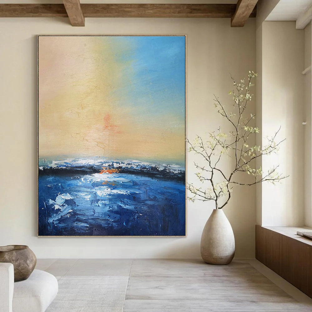 Extra - Large Custom Abstract Canvas for Office & Hallway DLZ1331