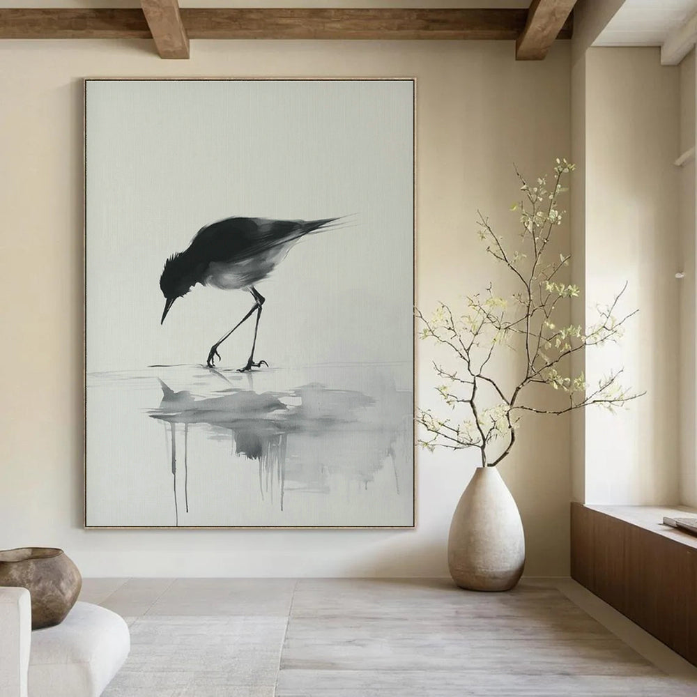 Original Hand-Painted Abstract Painting for Living Room and Office DLZ1830
