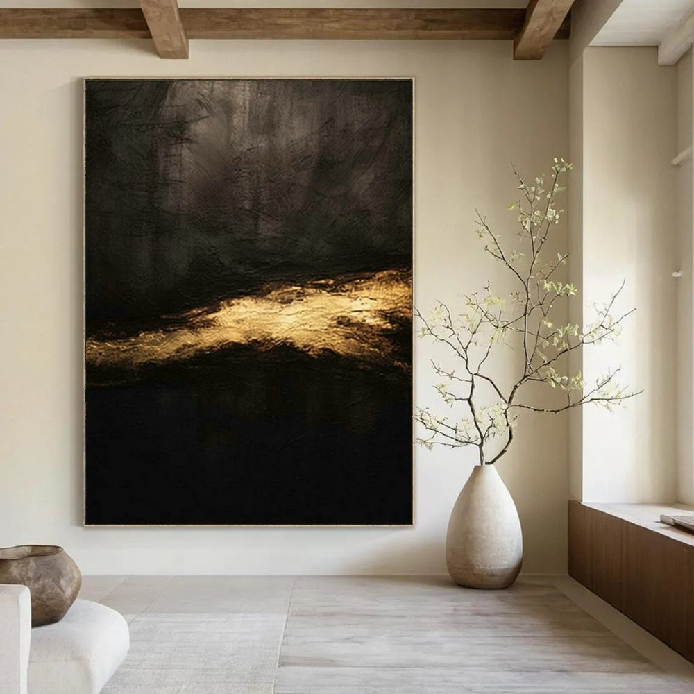 Large Custom Handmade Abstract Canvas for Cottage Office and Bedroom DLZ1532