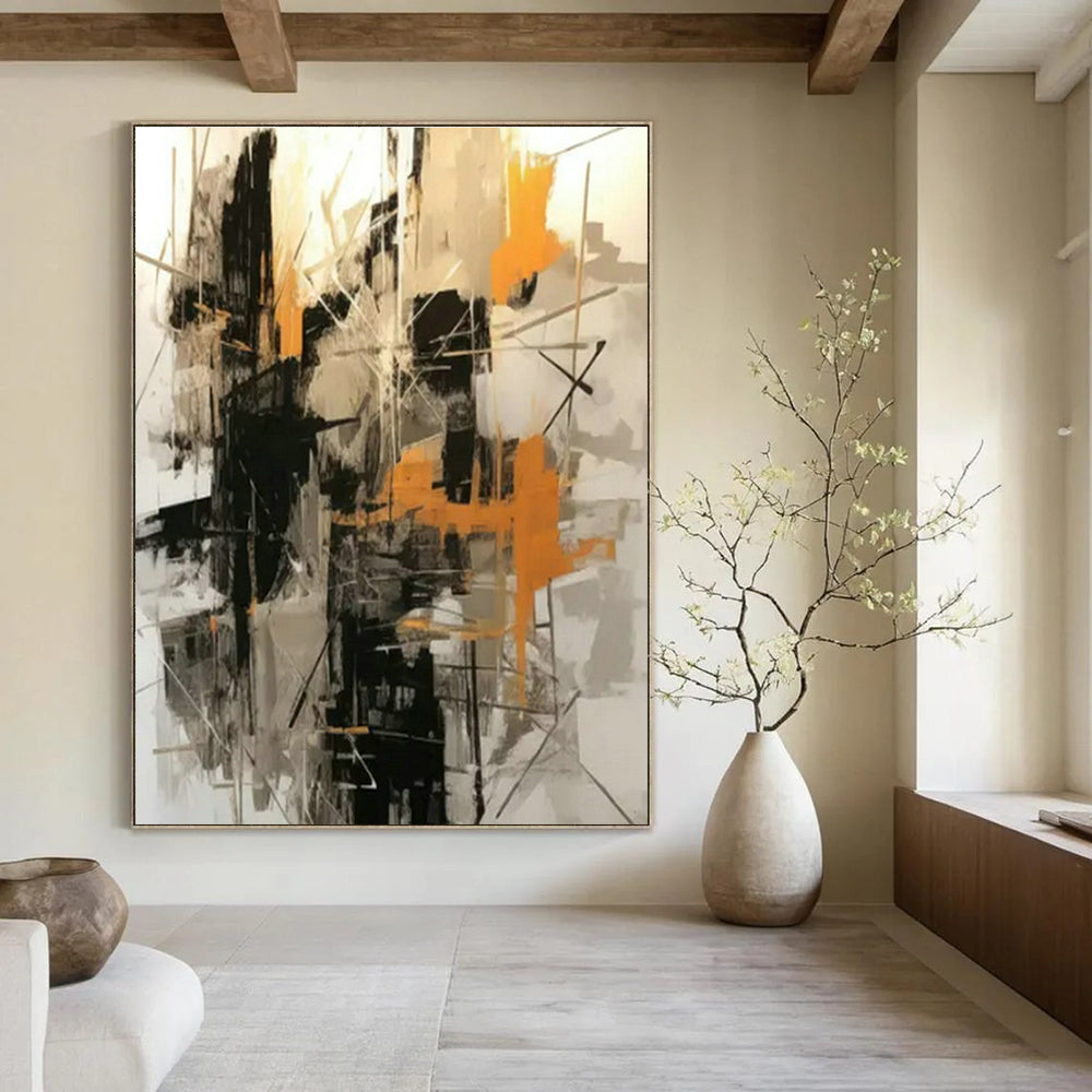 Handmade Abstract Wall Art for Cottage Kitchen Pantry Wall and Hallway Pet Grooming Nook DLZ1703