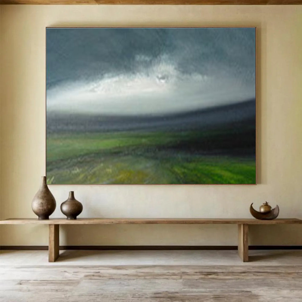 Misty Landscape Abstraction Abstract Painting THY005