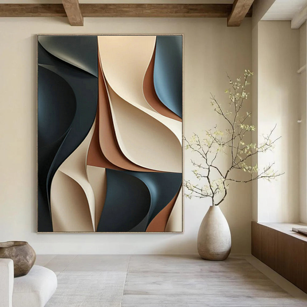 Vast Personalized Hand-Painted Abstract Artwork for Living Room & Hallway DLZ1030