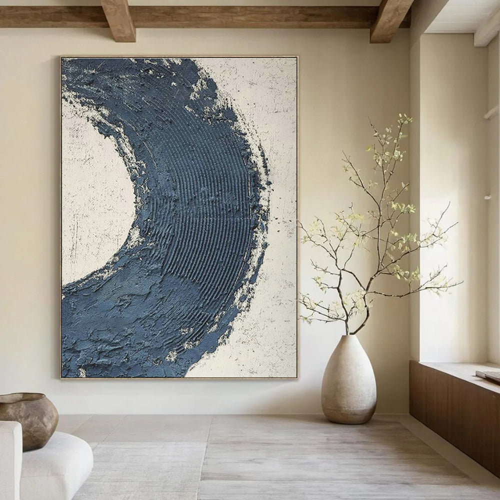 Hand - Painted Custom Abstract Canvases for Cottage Bedroom Balconies & Hallway Windows DLZ0664