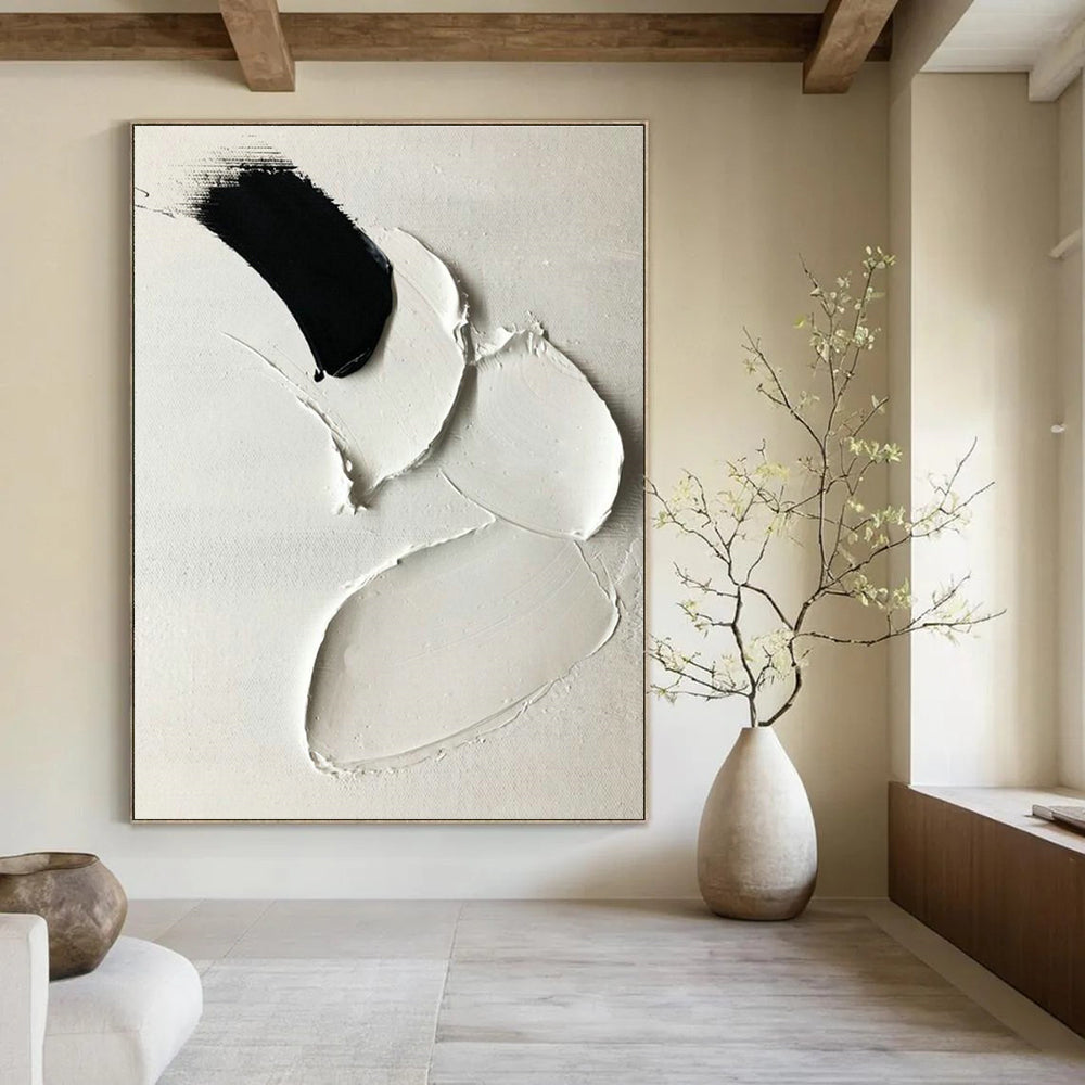 Custom Abstract Artwork for Dining Room & Hallway Transition DLZ2365