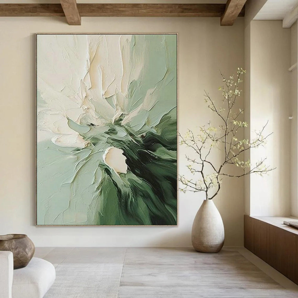 Large Hand-Painted Abstract Art for Hallway and Office DLZ1468
