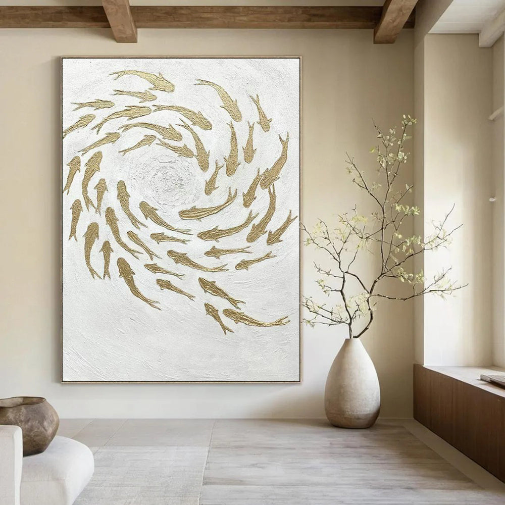 Immense Custom-Fit Handmade Abstract Painting for Office & Hallway DLZ2244