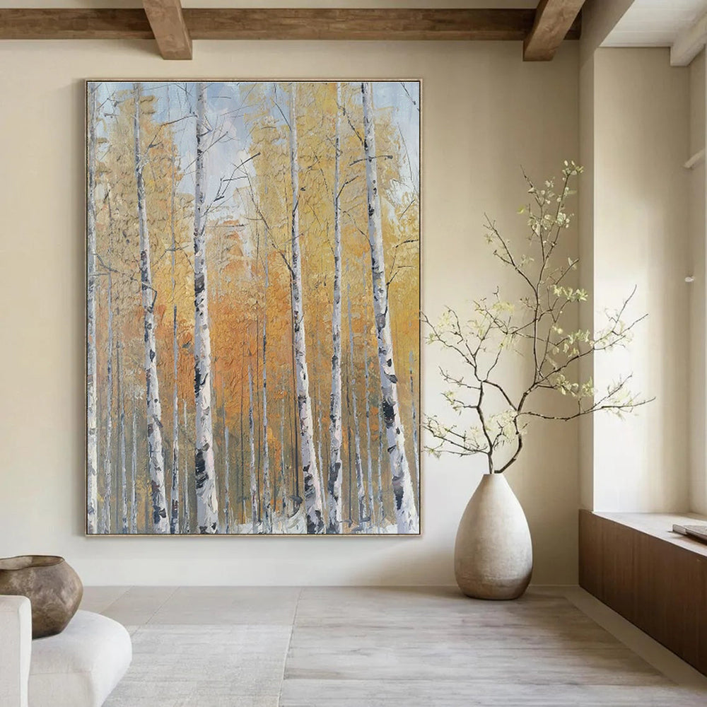 Custom Hand-Painted Abstract Art for Living Room & Office DLZ1306