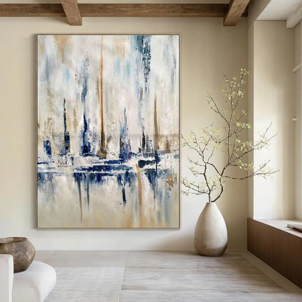 Gigantic, Pressure - Sensitive Custom Abstract Paintings for Living Room Interaction DLZ0473