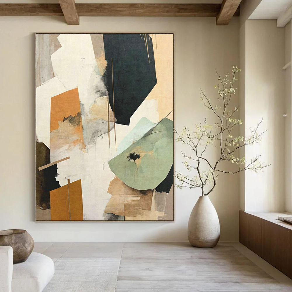 Large Custom Handmade Abstract Canvas for Office and Cottage Bedroom DLZ1622