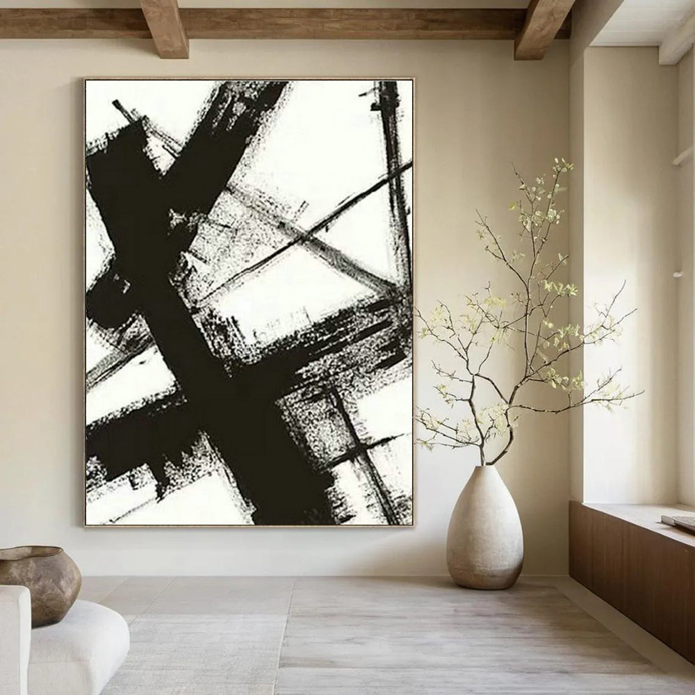 Extra-Wide Bespoke Abstract Mural for Office & Bedroom DLZ1035