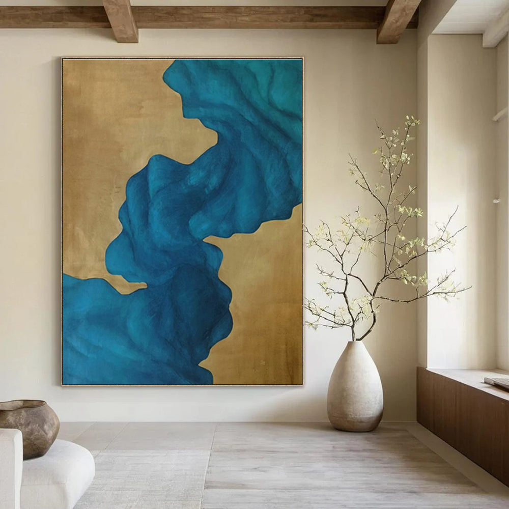 Extra - Large Custom Abstract Paintings for Cottage Hallway and Bedroom DLZ0532