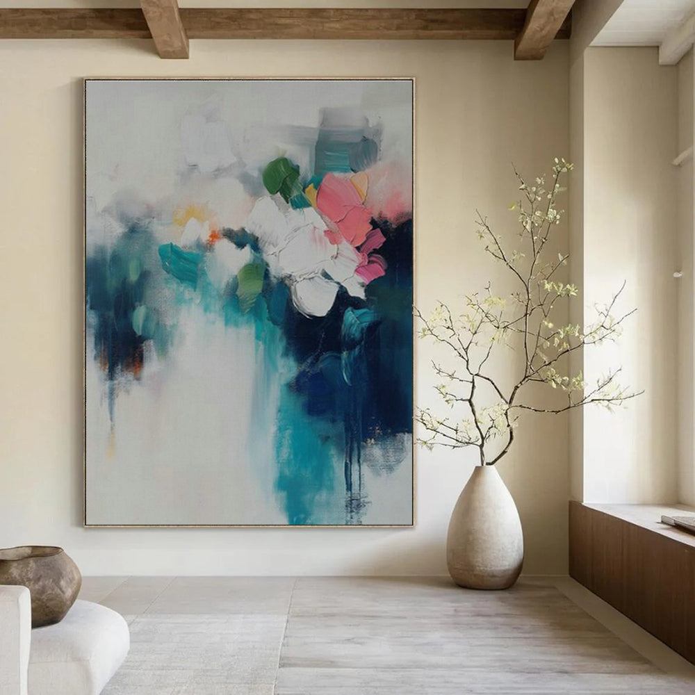 Colossal Bespoke Hand Painted Abstract Wall Art for Cottages & Bedroom DLZ2091