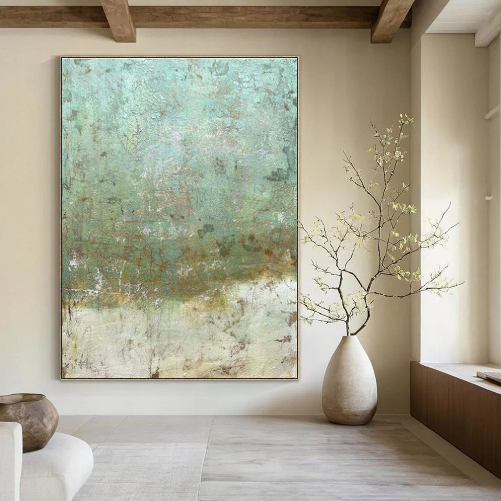 Vast Custom-Sized Hand Painted Abstract Painting for Cottages & Living Room DLZ2172