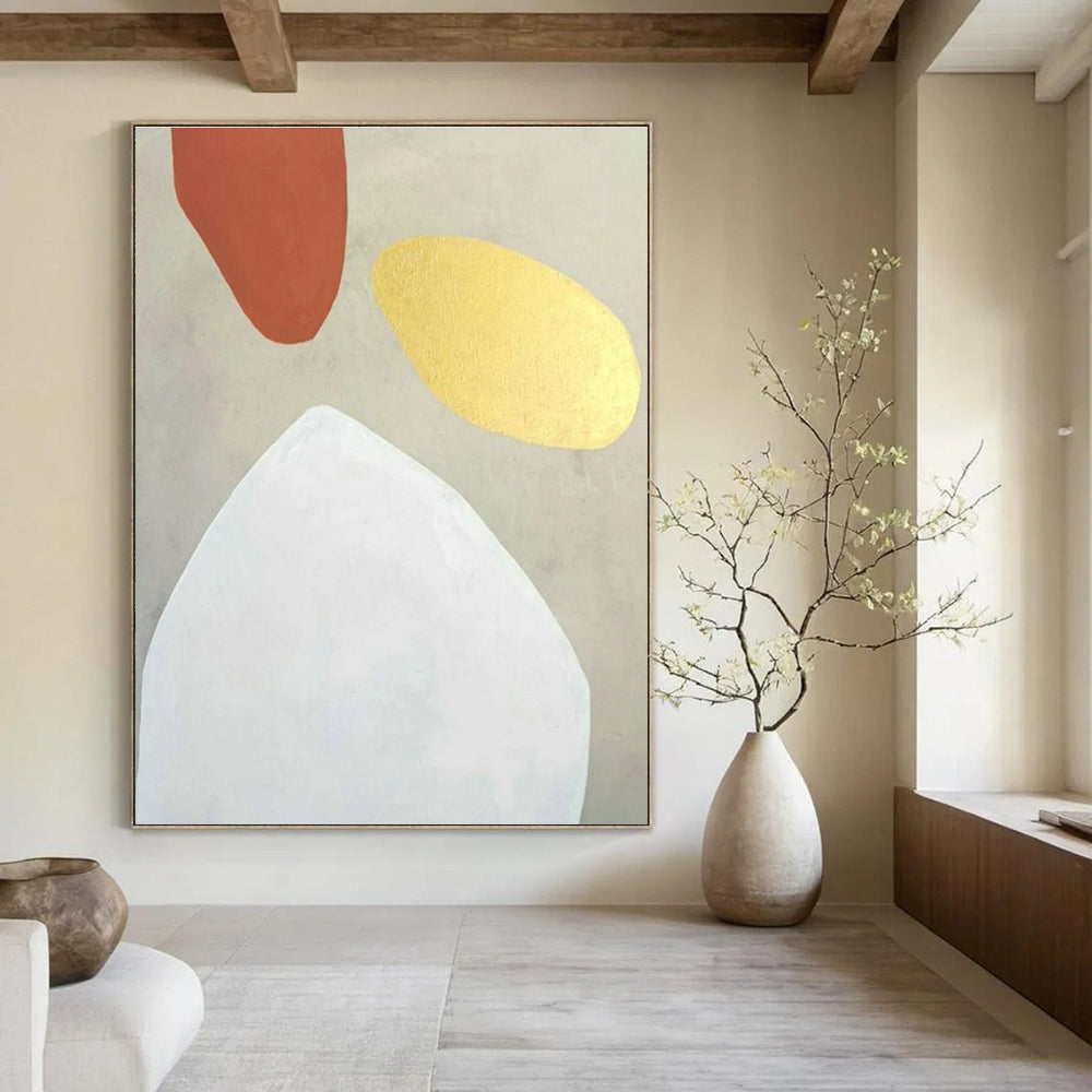 Extra-large Custom Handmade Abstract Painting for Entryway Mail Sorting Wall and Hallway Luggage Storage Niche DLZ1893