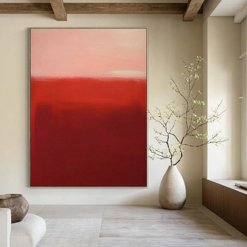 Custom Hand-Painted Abstract Wall Art for Bedroom and Cottage Office DLZ1624