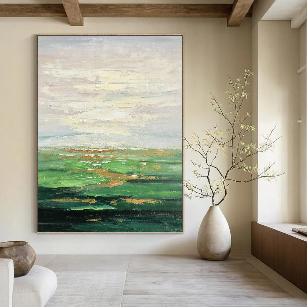 Hand - Painted Oversized Abstract Creation for Hallway & Living Room DLZ1348