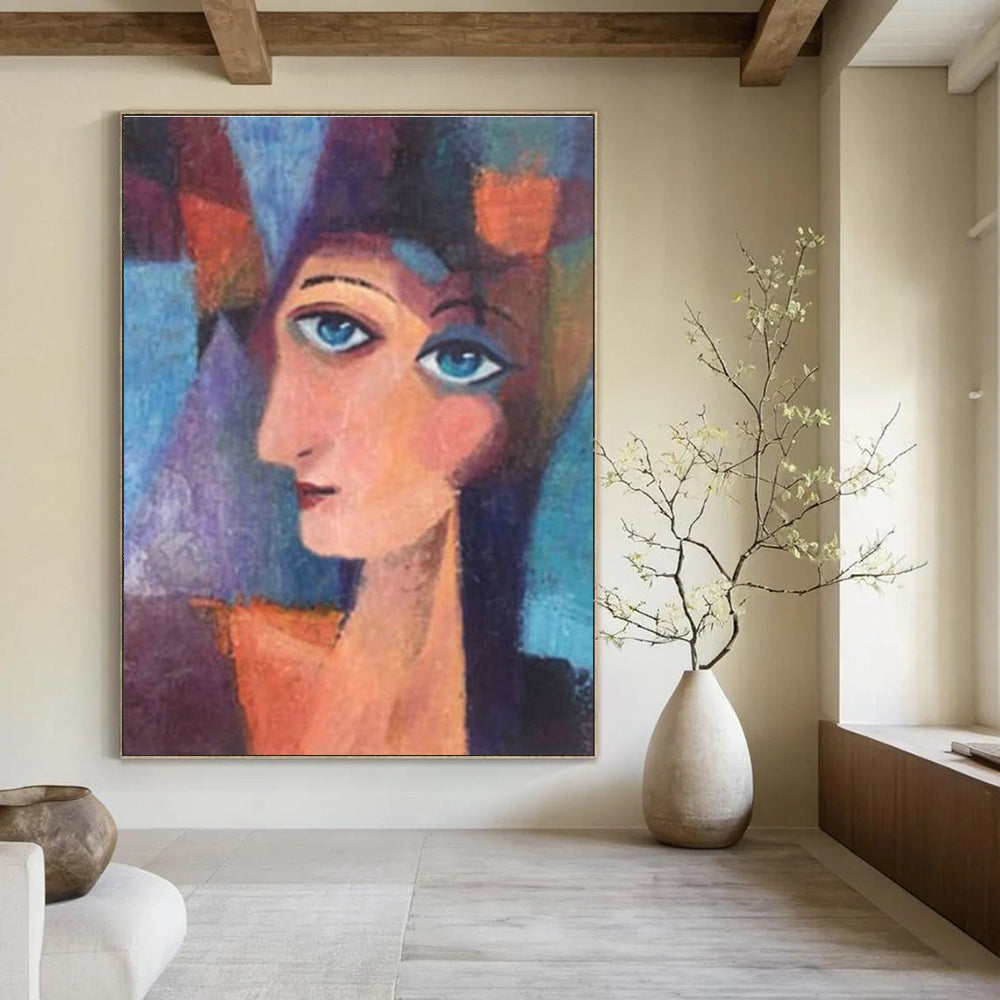 Hand - Painted Abstract Murals for Hallway and Entryway DLZ0629