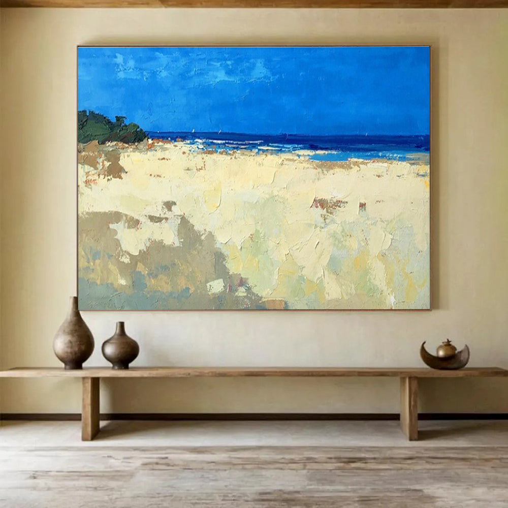 Minimalist Beach Abstract Painting THY427