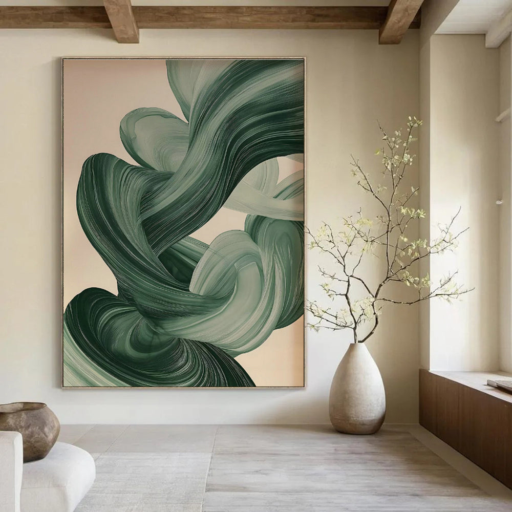 Tremendous - Scale Custom Hand - Painted Abstracts for Dining Room Celebration DLZ0415
