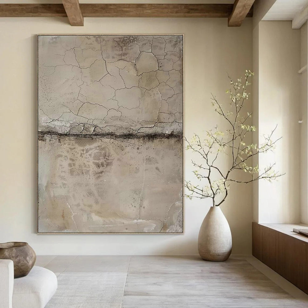 Large Custom Handmade Abstract Wall Art for Hallway and Cottage Living Room DLZ1572