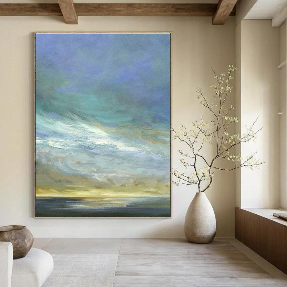 Handmade Abstract Oil Painting, Elevating the Style of Bedroom and Dining Room DLZ0961
