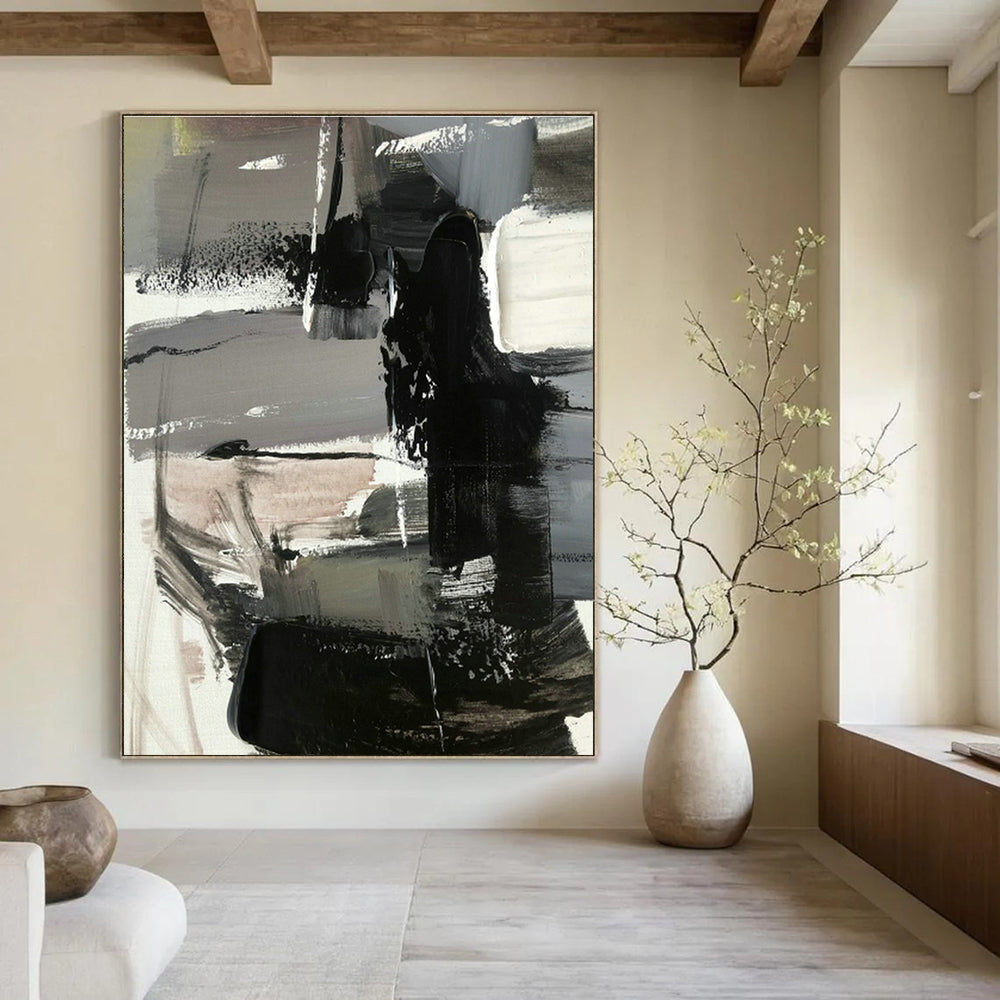 Colossal Extended Custom Abstract Painting for Bedroom & Cottage Hallway DLZ1270