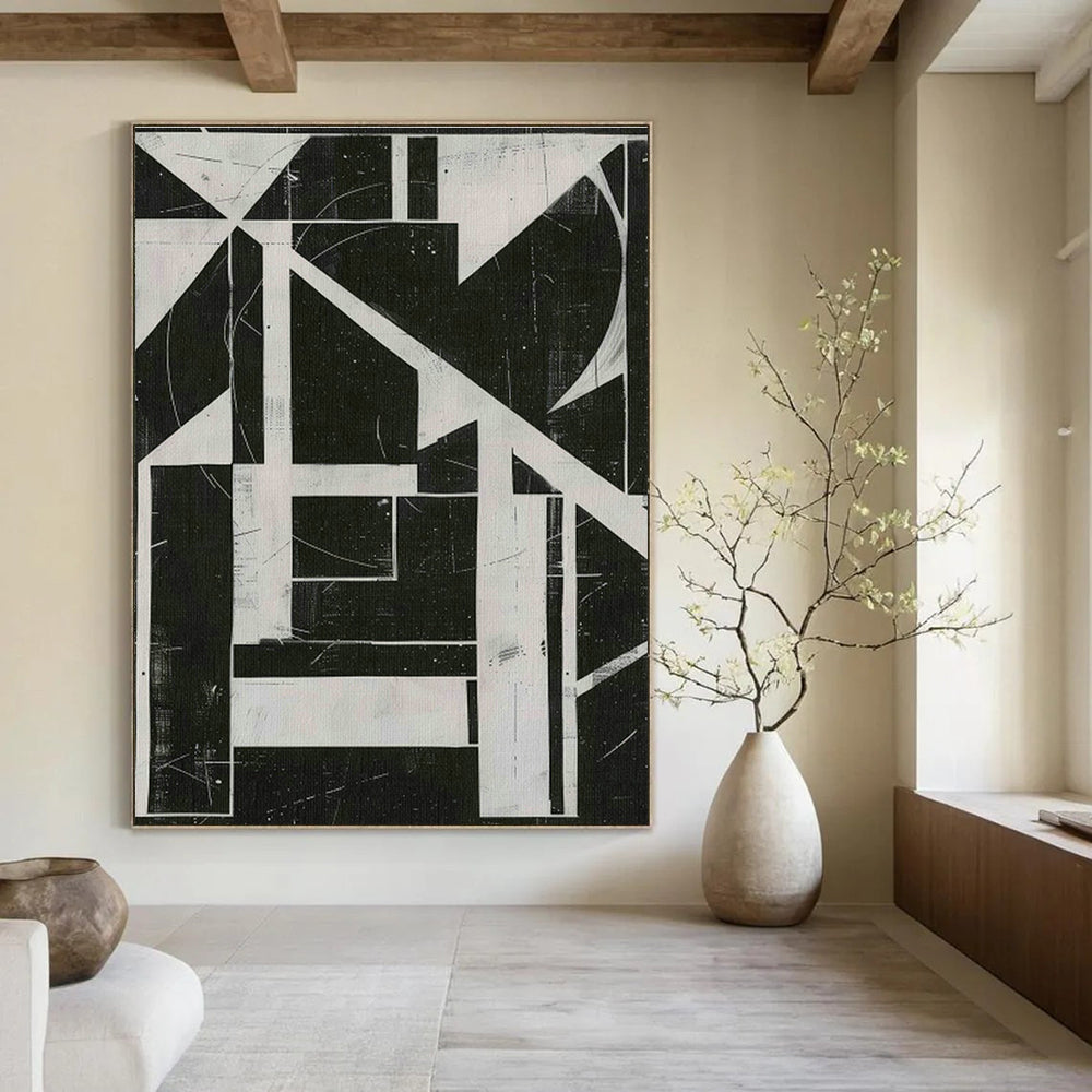 Roomy - Format Custom Hand - Painted Abstracts for Cottage Warmth DLZ0406