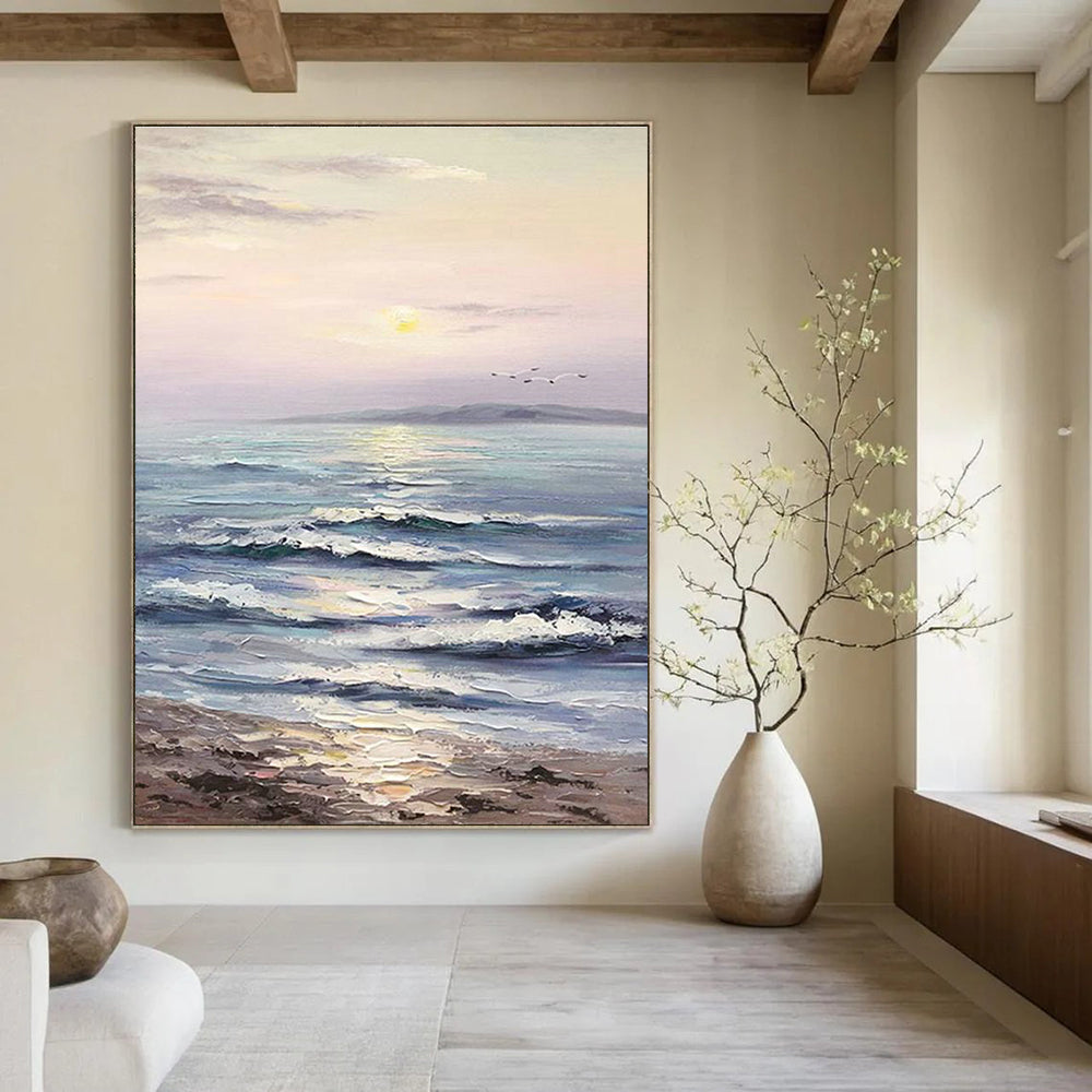 Handmade Abstract Wall Art for Hallway & Cottage Bedroom DLZ2296