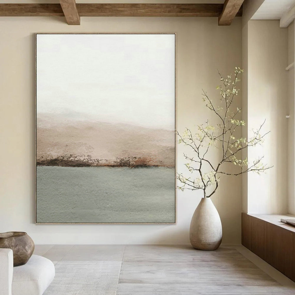 Colossal Hand - Painted Abstract Murals for Office Reception Ceilings & Bedroom Alcove Walls DLZ0725