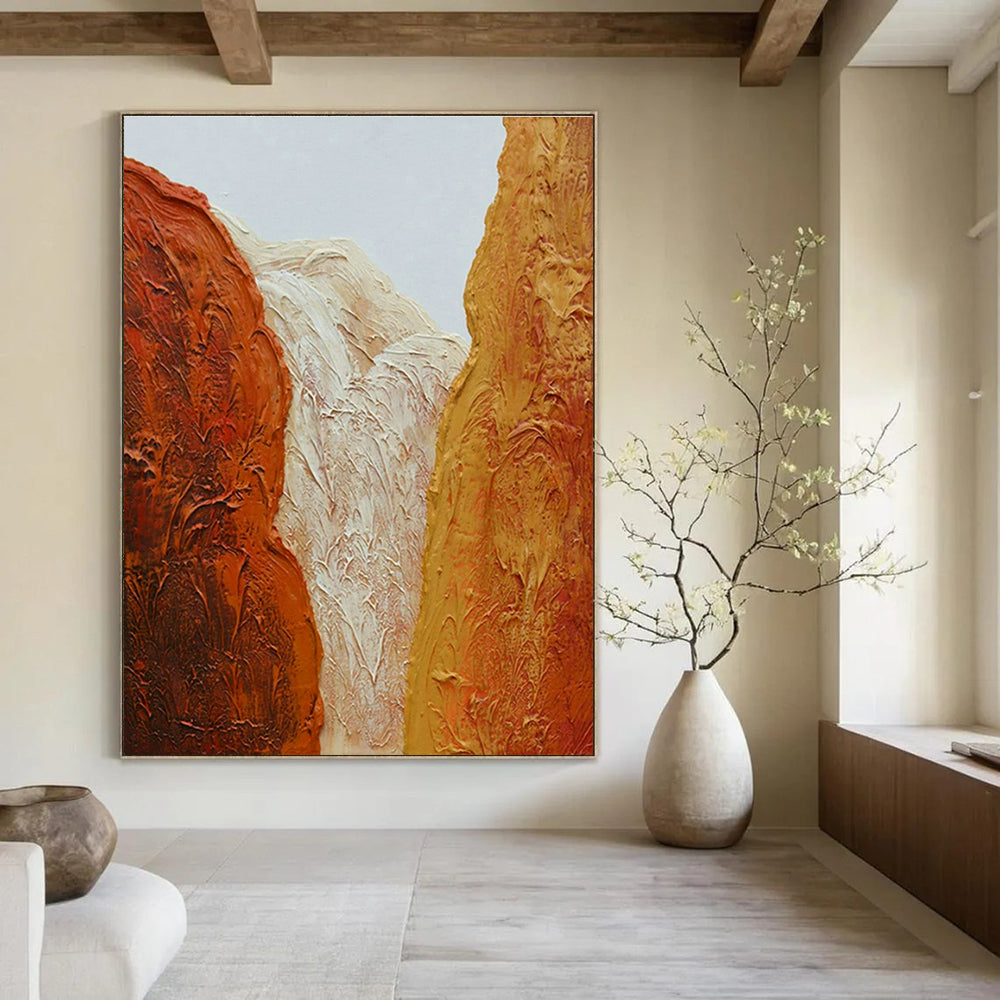 Handmade Abstract Wall Art for Living Room and Cottage Office DLZ1493