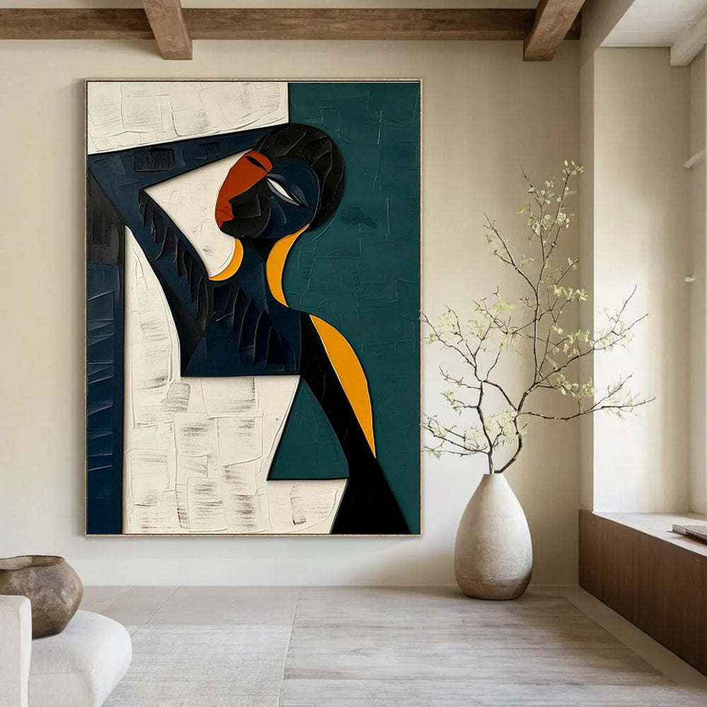 Big Custom - Formulated Handmade Abstract Art for Living Room and Office DLZ2166