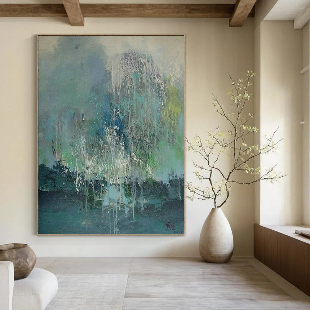 Large Custom Handmade Abstract Painting for Hallway and Office DLZ1483
