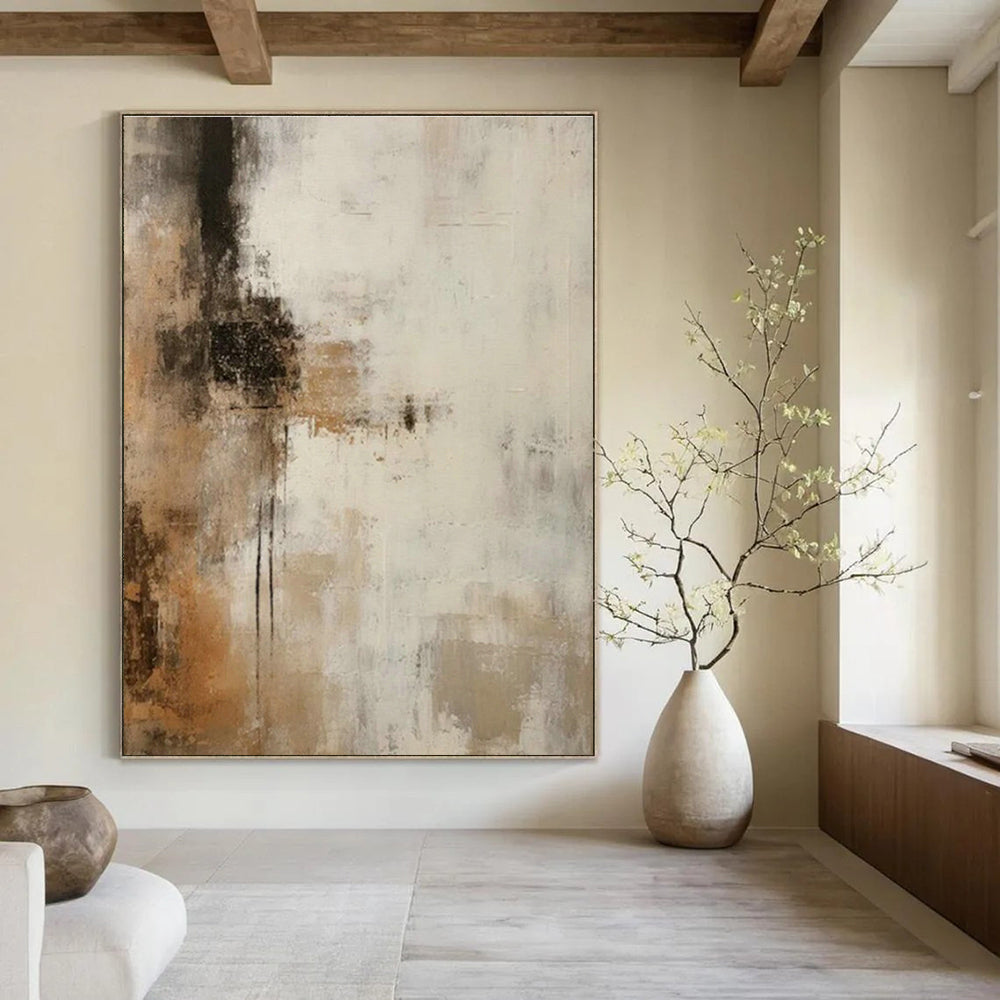 Vast Custom - Formulated Handmade Abstract Painting for Living Room & Office DLZ2118
