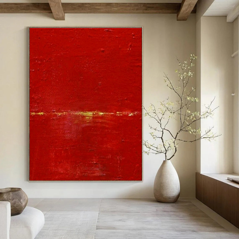 Extra-large Custom Handmade Abstract Painting for Bedroom Walk-out Balcony Wall and Dining Room Dessert Station Wall DLZ1992