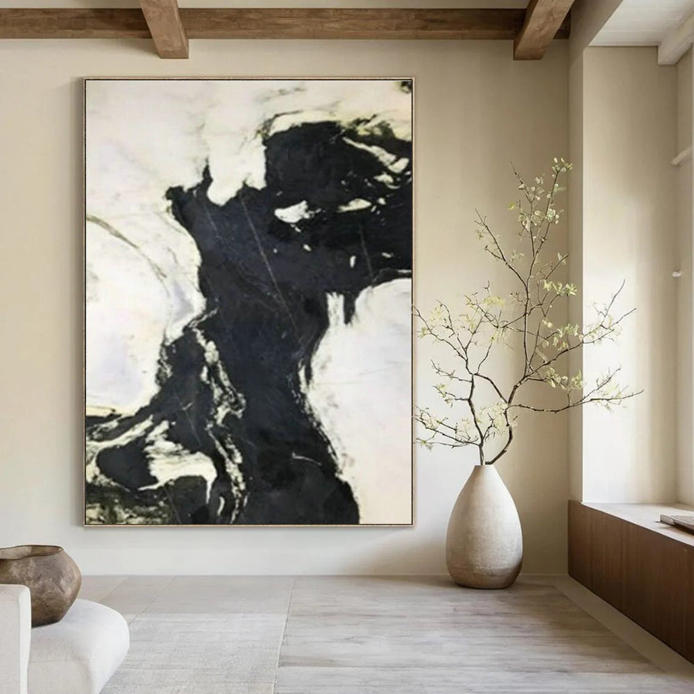Large Custom Handmade Abstract Painting for Living Room and Cottage Entryway DLZ1612