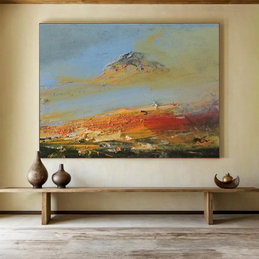 Colorful Mountain Landscape Abstract Painting THY038