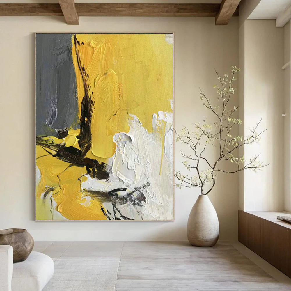 Ample, UV - Protected Custom Hand - Painted Abstracts for Cottage Longevity DLZ0471