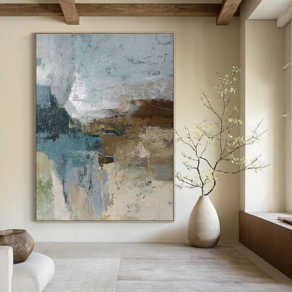Immense - Sized Custom Abstract Canvases for Bedroom Intimacy DLZ0400