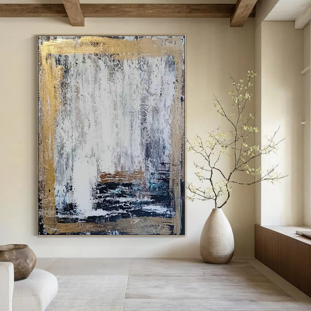 Gigantic Custom-Engineered Hand Painted Abstract Wall Art for Living Room & Office DLZ2113