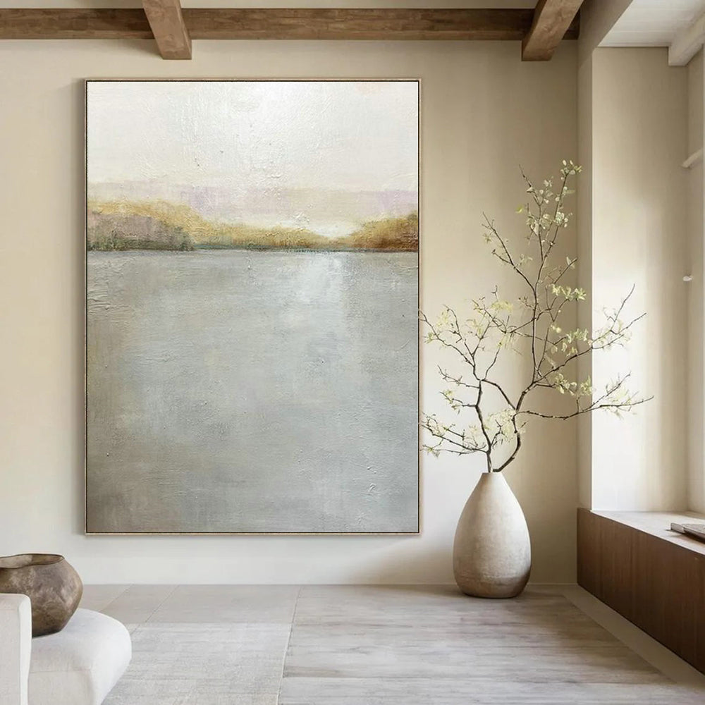 Stupendous Scale Custom-Formulated Handmade Abstract Canvas for Dining Room & Hallway DLZ2211