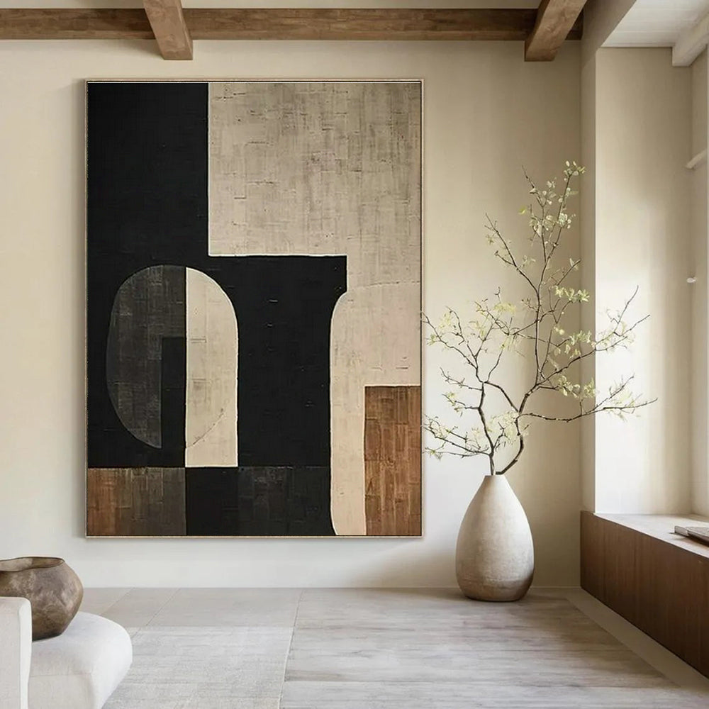 Handmade Abstract Wall Art for Cottage Office Keyboard Stand Wall & Hallway Pet Water Bowl Niche DLZ1749